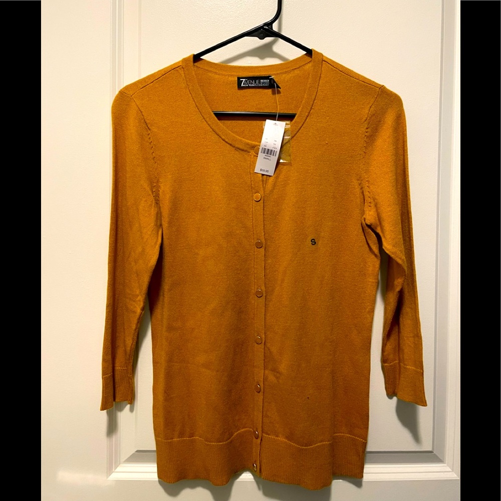Mustard NY&Co Cardigan